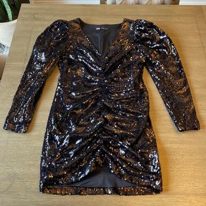 Zara woman sequin dress